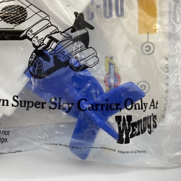 1990 Super Sky Carrier Micro Machines SEALED collectible toy Wendy’s Kids Meal - Picture 3 of 9